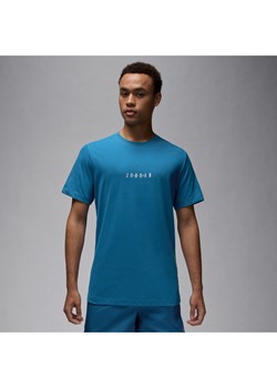 T-shirt męski Jordan Air - Niebieski ze sklepu Nike poland w kategorii T-shirty męskie - zdjęcie 170947594