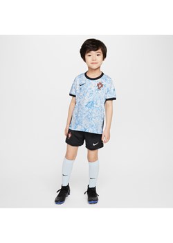 Trzyczęściowy strój piłkarski dla małych dzieci Nike Portugalia Stadium 2024 (wersja wyjazdowa) – replika - Biel ze sklepu Nike poland w kategorii Komplety chłopięce - zdjęcie 170947603