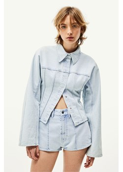 H & M - Dżinsowe mini szorty z kantami - Niebieski ze sklepu H&M w kategorii Szorty - zdjęcie 170948560
