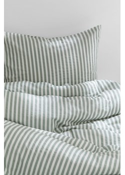 H & M - Komplet bawełnianej pościeli pojedynczej - Zielony ze sklepu H&M w kategorii Pościele - zdjęcie 170948654