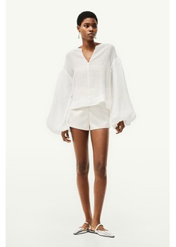 H & M - Obszerna bluzka - Biały ze sklepu H&M w kategorii Bluzki damskie - zdjęcie 170948683