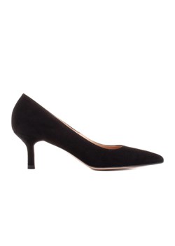 Marco Shoes Eleganckie szpilki na niższym obcasie czarne ze sklepu ButyModne.pl w kategorii Czółenka - zdjęcie 170948751