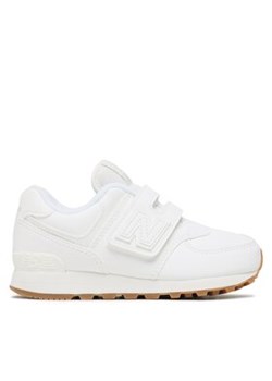 New Balance Sneakersy PV574NWW Biały ze sklepu MODIVO w kategorii Buty sportowe dziecięce - zdjęcie 170951473