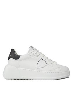 Philippe Model Sneakersy Temple Low TRES V010 Biały ze sklepu MODIVO w kategorii Buty sportowe damskie - zdjęcie 170951490