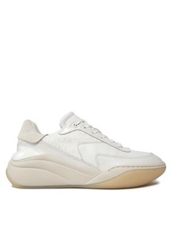 Calvin Klein Sneakersy Wedge Lace Up Epi Mono HW0HW01899 Biały ze sklepu MODIVO w kategorii Buty sportowe damskie - zdjęcie 170951920