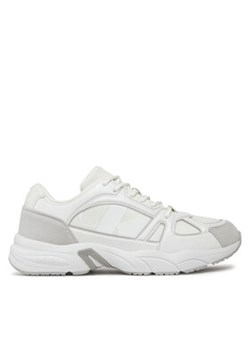 Calvin Klein Jeans Sneakersy Retro Tennis Low Mix Nbs Lum YM0YM00882 Biały ze sklepu MODIVO w kategorii Buty sportowe męskie - zdjęcie 170952111