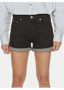 Calvin Klein Jeans Szorty jeansowe J20J222808 Czarny Regular Fit ze sklepu MODIVO w kategorii Szorty - zdjęcie 170952570