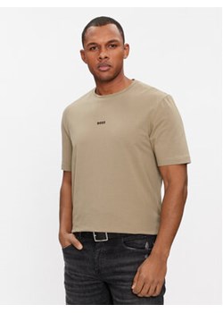 Boss T-Shirt Tchup 50473278 Beżowy Relaxed Fit ze sklepu MODIVO w kategorii T-shirty męskie - zdjęcie 170952900