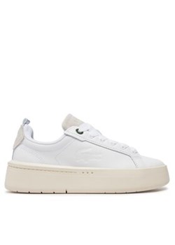 Lacoste Sneakersy Carnaby Platform 745SFA0040 Biały ze sklepu MODIVO w kategorii Trampki damskie - zdjęcie 170952944