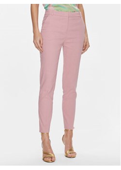 Pinko Spodnie materiałowe Bello 100155 A0IM Różowy Slim Fit ze sklepu MODIVO w kategorii Spodnie damskie - zdjęcie 170953090