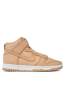 Nike Sneakersy Dunk High Prm Mf DX2044 201 Beżowy ze sklepu MODIVO w kategorii Buty sportowe damskie - zdjęcie 170953272