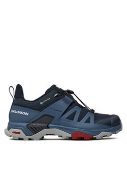 Salomon Sneakersy X Ultra 4 Gore-Tex L47376500 Szary ze sklepu MODIVO w kategorii Buty trekkingowe męskie - zdjęcie 170953483