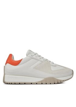 Calvin Klein Sneakersy Origin Runner HW0HW01874 Biały ze sklepu MODIVO w kategorii Buty sportowe damskie - zdjęcie 170953522