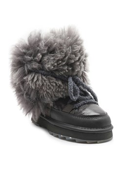 EMU Australia Skórzane śniegowce Blurred Glossy | z dodatkiem wełny ze sklepu Gomez Fashion Store w kategorii Śniegowce damskie - zdjęcie 170954012