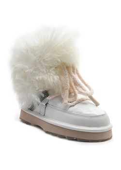 EMU Australia Skórzane śniegowce Blurred Glossy | z dodatkiem wełny ze sklepu Gomez Fashion Store w kategorii Śniegowce damskie - zdjęcie 170954023