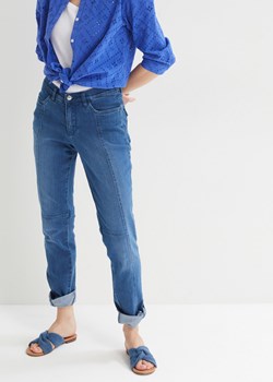 Dżinsy Straight, mid waist, z wywijanymi nogawkami ze sklepu bonprix w kategorii Jeansy damskie - zdjęcie 170955774