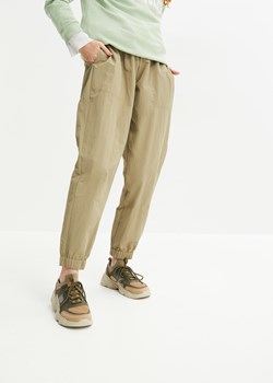 Spodnie z gumką w talii ze sklepu bonprix w kategorii Spodnie damskie - zdjęcie 170955923