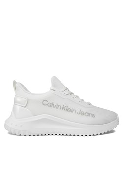Sneakersy Calvin Klein Jeans Eva Run Slipon Lace Mix Lum Wn YW0YW01303 Biały ze sklepu eobuwie.pl w kategorii Buty sportowe damskie - zdjęcie 170956692