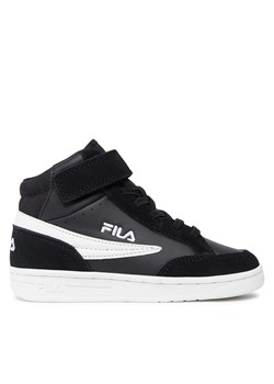 Sneakersy Fila Crew Velcro Mid Kids FFK0122.80010 Black ze sklepu eobuwie.pl w kategorii Buty sportowe dziecięce - zdjęcie 170956700