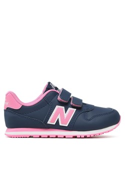 Sneakersy New Balance PV500NP1 Granatowy ze sklepu eobuwie.pl w kategorii Buty sportowe dziecięce - zdjęcie 170957042