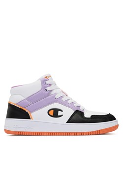 Sneakersy Champion Rebound 2.0 Mid Mid Cut Shoe S11471-WW016 Wht/Violet/Black/Ora ze sklepu eobuwie.pl w kategorii Buty sportowe damskie - zdjęcie 170957214