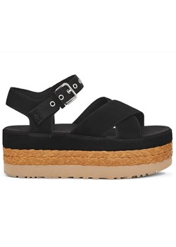 Sandały Ugg Aubrey Platform Sandal 1152711-BLK - czarne ze sklepu streetstyle24.pl w kategorii Sandały damskie - zdjęcie 170957411