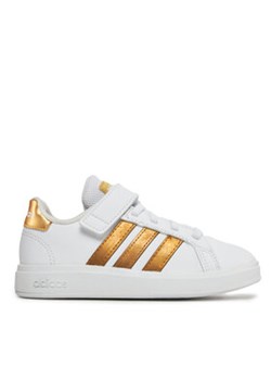adidas Sneakersy Grand Court 2.0 El K GY2577 Biały ze sklepu MODIVO w kategorii Buty sportowe dziecięce - zdjęcie 170957504
