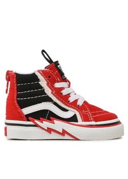 Vans Sneakersy Sk8-Hi Zip Bolt VN000BVKREB1 Czerwony ze sklepu MODIVO w kategorii Trampki dziecięce - zdjęcie 170957534