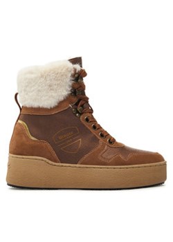 Blauer Sneakersy F3MADELINE09/SHM Brązowy ze sklepu MODIVO w kategorii Śniegowce damskie - zdjęcie 170957731