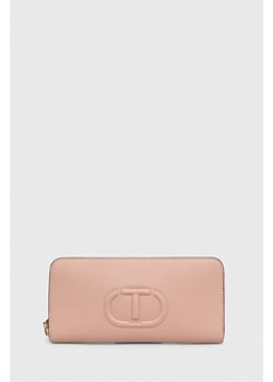 Twinset portfel damski kolor różowy ze sklepu ANSWEAR.com w kategorii Portfele damskie - zdjęcie 170959322