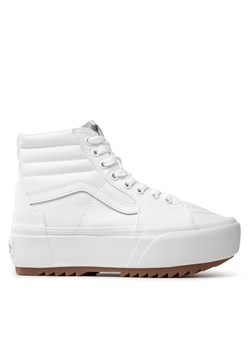 Sneakersy Vans Sk8-Hi Stacked VN0A4BTWL5R1 (Canvas) True White ze sklepu eobuwie.pl w kategorii Trampki damskie - zdjęcie 170961151