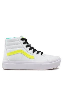 Sneakersy Vans Comfycush Sk8-Hi VN0A4U1RABV1 (Fluro) Safety Yellow/Tru ze sklepu eobuwie.pl w kategorii Trampki dziecięce - zdjęcie 170961381