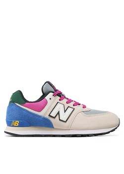 Sneakersy New Balance GC574CP1 Beżowy ze sklepu eobuwie.pl w kategorii Buty sportowe dziecięce - zdjęcie 170961704