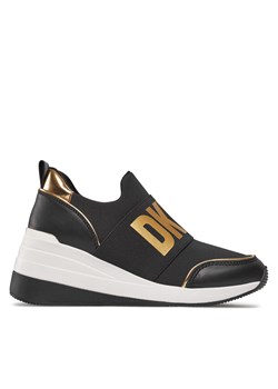 Sneakersy DKNY Kamryn K2371688 Blk/Gold BGD ze sklepu eobuwie.pl w kategorii Buty sportowe damskie - zdjęcie 170962151
