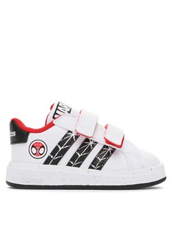 Sneakersy adidas Grand Court x Marvel Spider-Man IF9893 Biały ze sklepu eobuwie.pl w kategorii Buty sportowe dziecięce - zdjęcie 170962163