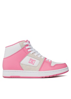 Sneakersy DC Manteca 4 Hi ADJS100164 Pink/White PW0 ze sklepu eobuwie.pl w kategorii Buty sportowe damskie - zdjęcie 170962450