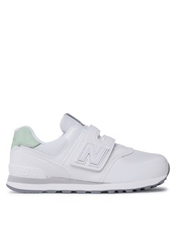 Sneakersy New Balance PV574MW1 Biały ze sklepu eobuwie.pl w kategorii Buty sportowe dziecięce - zdjęcie 170962601