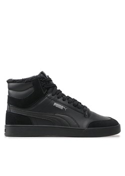 Sneakersy Puma Shuffle Mid Fur 387609 01 Black/Puma Black/Steel Gray ze sklepu eobuwie.pl w kategorii Buty sportowe męskie - zdjęcie 170962872