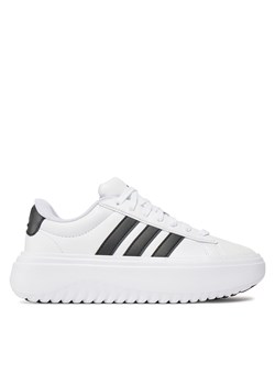 Sneakersy adidas Grand Court Platform IE1092 Biały ze sklepu eobuwie.pl w kategorii Buty sportowe damskie - zdjęcie 170962933