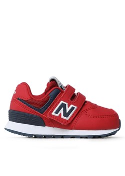 Sneakersy New Balance IV574CR1 Czerwony ze sklepu eobuwie.pl w kategorii Buty sportowe dziecięce - zdjęcie 170962974