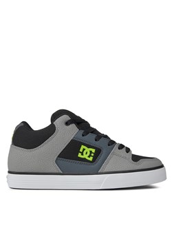 Sneakersy DC Pure Mid ADYS400082 Black/Grey/Green XKSG ze sklepu eobuwie.pl w kategorii Trampki męskie - zdjęcie 170963401