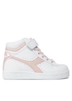Sneakersy Diadora Game P High Girl PS 101.176726-D0105 White / Peach Whip ze sklepu eobuwie.pl w kategorii Trampki dziecięce - zdjęcie 170963533