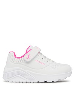 Sneakersy Skechers Uno Lite 310451L/WHP White/H.Pink ze sklepu eobuwie.pl w kategorii Buty sportowe dziecięce - zdjęcie 170963863
