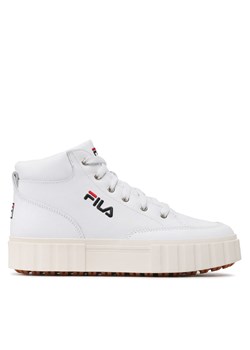 Sneakersy Fila Sandblast Mid Wmn FFW0187.10004 White ze sklepu eobuwie.pl w kategorii Trampki damskie - zdjęcie 170963891