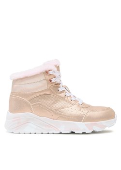 Sneakersy Skechers Uno Lite Camo Dazzle 310485L/GDPK Gold ze sklepu eobuwie.pl w kategorii Buty zimowe dziecięce - zdjęcie 170963893