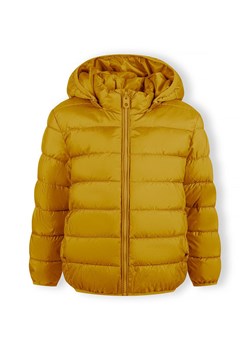 Lekka ocieplana kurtka przejściowa dla chłopca z kapturem- żółta ze sklepu 5.10.15 w kategorii Kurtki chłopięce - zdjęcie 170964112