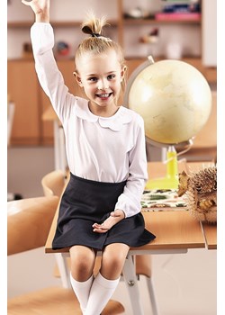 Elegancka granatowa spódniczka dla dziewczynki ze sklepu 5.10.15 w kategorii Spódnice dziewczęce - zdjęcie 170964274