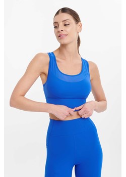 Niebieski sportowy top damski na grubych ramiączkach ze sklepu 5.10.15 w kategorii Biustonosze - zdjęcie 170964312