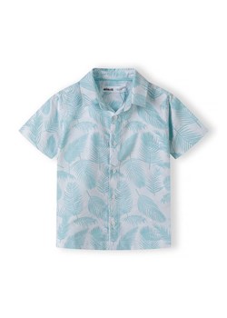 Bawełniana koszula z krótkim rękawem dla chłopca ze sklepu 5.10.15 w kategorii Koszule chłopięce - zdjęcie 170964360