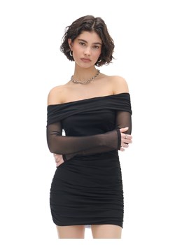 Cropp - Czarna sukienka mini - czarny ze sklepu Cropp w kategorii Sukienki - zdjęcie 170965001